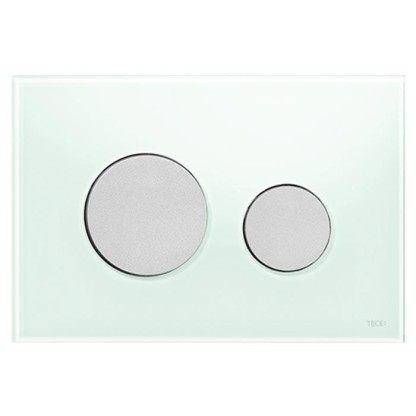 TECEloop Панель смыва, стекло, цвет: зеленое/белая