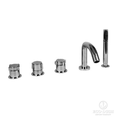 Stella Aster Смеситель на борт ванны на 5 отверстий 3256TR308, цвет: хром