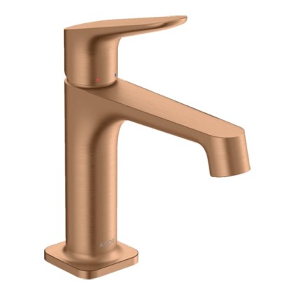 Axor Citterio M Смеситель для раковины 100, на 1 отв., цвет: шлифованная бронза