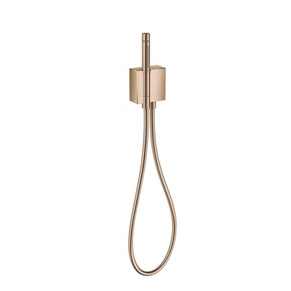 Axor Edge Душевой гарнитур: ручной душ с держателем и шлангом, цвет: красное золото