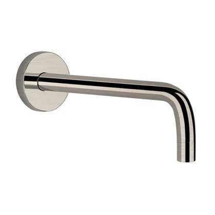 Gessi Emporio Via tortona Настенный излив длинный, цвет: Finox Brushed Nickel