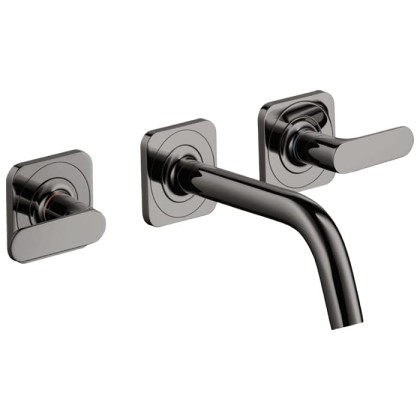 Axor Citterio M Смеситель для раковины, встраиваемый, излив: 16.6см., цвет: полированный черный хром