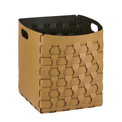 ADJ Корзинка Dubai, 35x35xH40 см., цвет: горчичный/оливковый