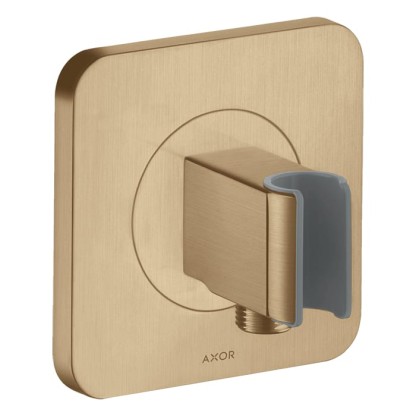 Axor ShowerSelect Вывод воды с клапаном и держателем ручного душа,  1/2 ’, цвет: шлифованная бронза