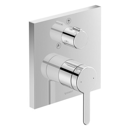 Duravit C.1 Смеситель для душа, встраиваемый, с переключателем потоков, цвет: хром