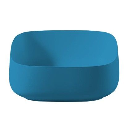 Artceram COGNAC Раковина 46x41 см, без отв., настольная Quadro, цвет: avio