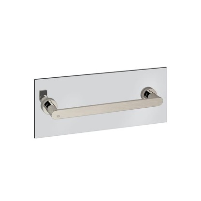 Gessi Emporio accessories Полотенцедержатель для крепления на стекло, 30 см, цвет: Finox Brushed Nickel