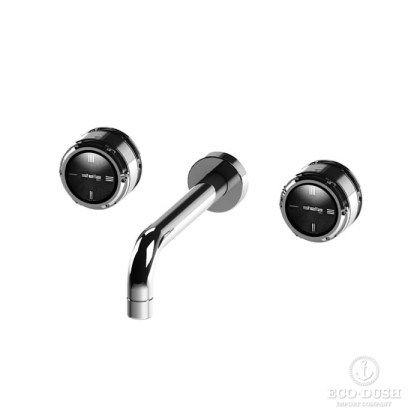 Stella Timeaster Встраиваемый смеситель для раковины 3861, круглая ручка d=65мм, цвет: хром