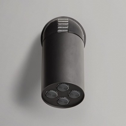 Antonio Lupi Azimut Настенная или потолочная душевая лейка, ? 8см, с регулируемым потоком, цвет: графит