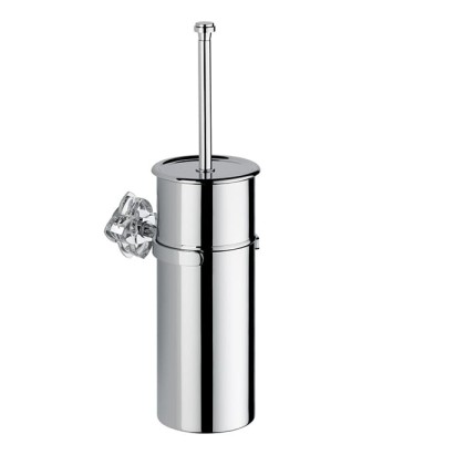 THG P?tale de cristal clair Ёршик для туалета, подвесной, цвет: хром/прозрачный хрусталь