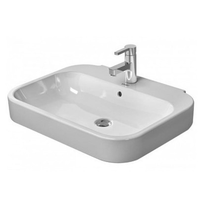DURAVIT Happy D.2 Раковина 60х47.5 см, 1 отв., со слив-переливом, цвет: белый