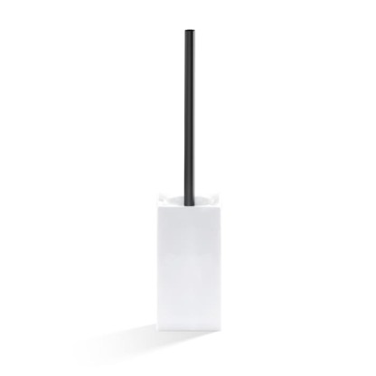 Decor Walther Porzellan Туалетный ёршик, напольный, фарфор, цвет: белый/черный матовый