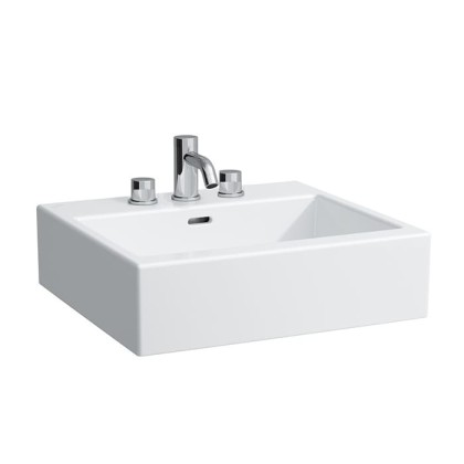 Laufen Living City Раковина накладная 50х46х14см., с 3 отв., цвет: белый