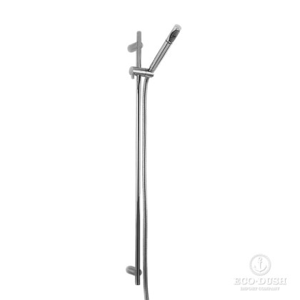 Stella Sirius Душевой гарнитур, с ручным душем, штангой 83см., и шлангом, цвет: хром