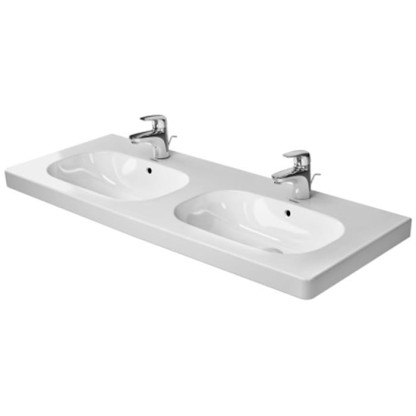 Duravit D-Code Раковина 120х49см., 1 отв., двойная, цвет: белый