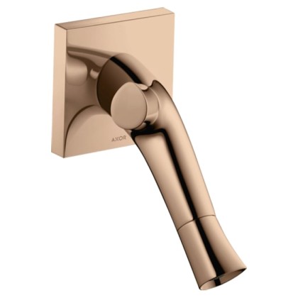 Axor Starck Organic Смеситель для раковины, встраиваемый, излив: 17.4см., цвет: полированное красное золото