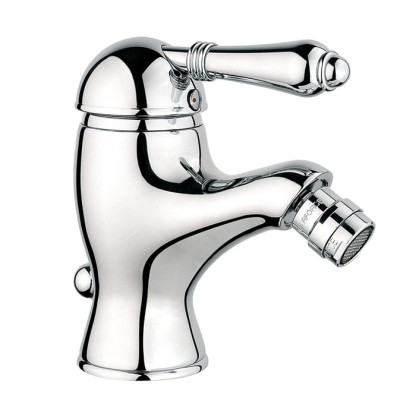 Nicolazzi El Capitan Смеситель для биде, 1 отв., с донным клапаном, излив: 107 мм, цвет: хром