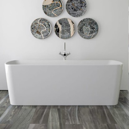 Knief Cosy Ванна отдельностоящая 180x85x60см, без слива-перелива, цвет: белый