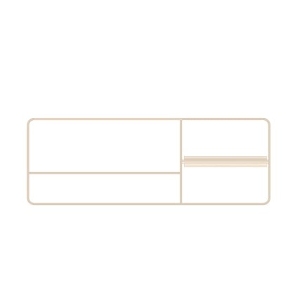 Bertocci Fly Релинг металлический 41 см для аксессуаров из композита, с полотенцедержателем и бумагодержателем, DX, подвесной, цвет: nichel mat