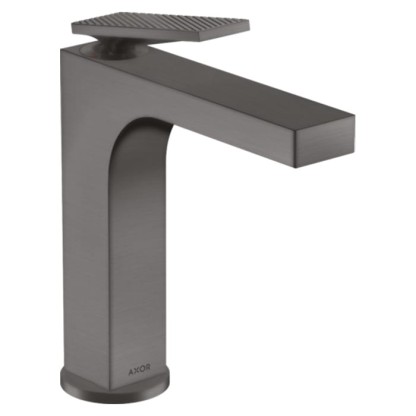 Axor Citterio Смеситель для раковины 160, на 1 отв., излив h: 16см, с текстурой, цвет: шлифованный черный хром