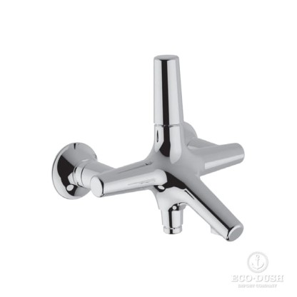 CISAL Vita Смеситель настенный однорычажный для ванны без душа, выход снизу, цвет: хром