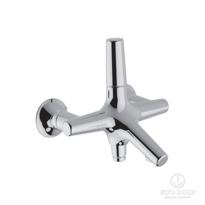CISAL Vita Смеситель настенный однорычажный для ванны без душа, выход снизу, цвет: хром