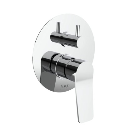 Bongio GIO2 Смеситель для душа, встраиваемый, с переключателем потоков на 2 выхода, (без встраиваемой части 9763) цвет: хром