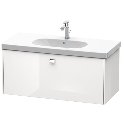 Duravit  Brioso Тумба подвесная 102х46.9х45.2см, с раковиной, с 1 выдвижным ящиком, цвет: белый глянц