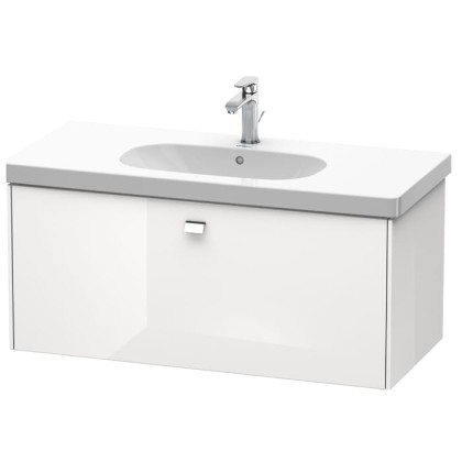 Duravit  Brioso Тумба подвесная 102х46.9х45.2см, с раковиной, с 1 выдвижным ящиком, цвет: белый глянц