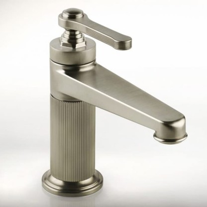 Gessi Venti20 Смеситель для раковины, 1 отв., без донного клапана, цвет: Finox Brushed Nickel