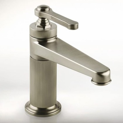 Gessi Venti20 Смеситель для раковины, 1 отв., без донного клапана, цвет: Finox Brushed Nickel
