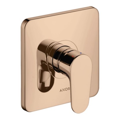 Axor Citterio M Смеситель для душа, встраиваемый, цвет: цвет: полированное красное золото