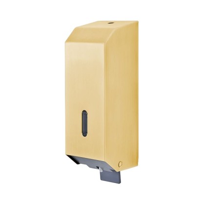 3SC Hotel Дозатор для жидкого мыла, настенный, 1.2 литра, цвет: золото 24к. Lucido