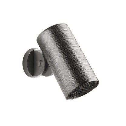 Gessi 316 Trame Верхний душ ?7.9см., с настенным креплением, тропический ливень, цвет: Steel Brushed