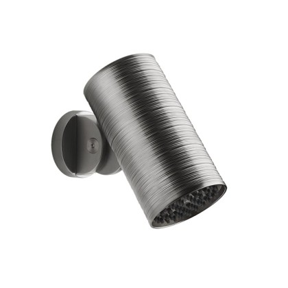 Gessi 316 Trame Верхний душ ?7.9см., с настенным креплением, тропический ливень, цвет: Steel Brushed