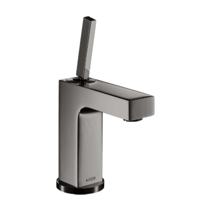 Axor Citterio Смеситель для раковины 110, на 1 отв., излив: 10.4cм., с донным клапаном, цвет: полированный черный хром