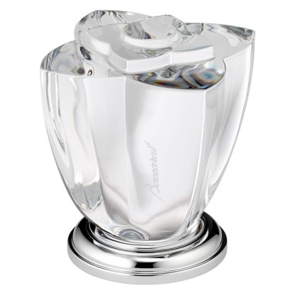 THG P?tale de cristal clair Вентиль смесителя для раковины, стекло прозрачное, цвет: хром