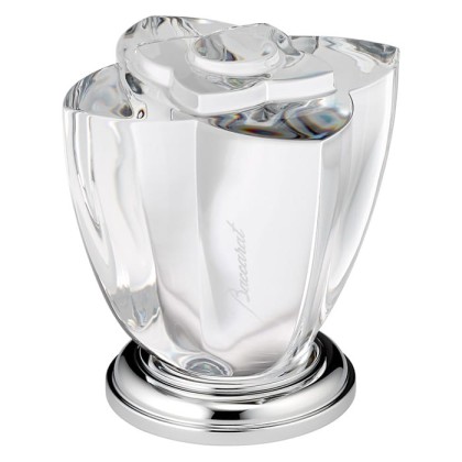 THG P?tale de cristal clair Вентиль смесителя для раковины, стекло прозрачное, цвет: хром