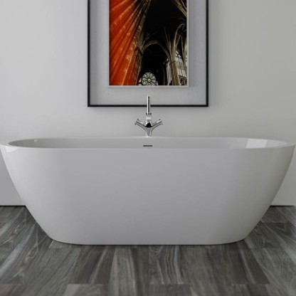 Knief Form Ванна отдельностоящая 190х90х60см, цвет: белый  со сливом 0100-091-06