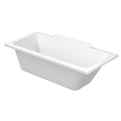 Duravit DuraStyle Ванна 160х70x48см,, прямоугольная, встраиваемая или версия  с панелями и ножками, с наклоном для спины справа, цвет: белый