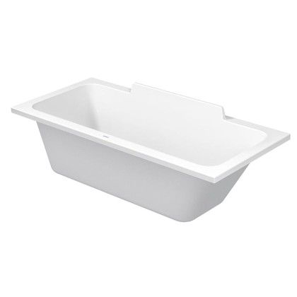 Duravit DuraStyle Ванна 160х70x48см,, прямоугольная, встраиваемая или версия  с панелями и ножками, с наклоном для спины справа, цвет: белый