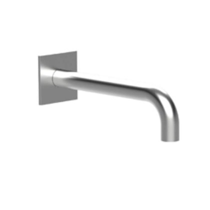 Almar Universal Излив настенный 240 мм с квадратным отражателем,  цвет: нержавеющая сталь брашированная AISI 316