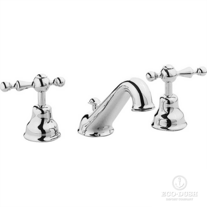 CISAL Arcana America Смеситель для биде на 3 отверстия, с донным клапаном, цвет: хром