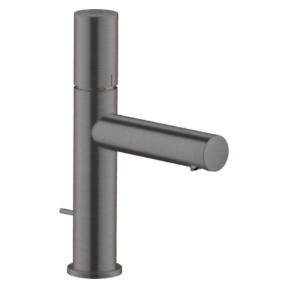 Axor Uno Смеситель для раковины 110, Zero, на 1 отв., с донным клапаном, цвет: шлифованный черный хром