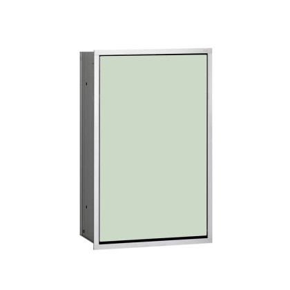 EMCO Asis 300 Модуль с мусорной корзиной, встраиваемый, цвет: алюминий/белый ELS