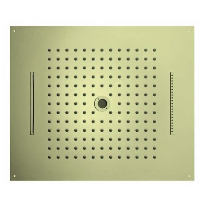 BOSSINI  DREAM/4 Верхний душ 570 x 470 mm, 4 режима (дождь, каскад, водопад моноструя), цвет: золото