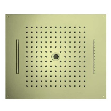 BOSSINI  DREAM/4 Верхний душ 570 x 470 mm, 4 режима (дождь, каскад, водопад моноструя), цвет: золото