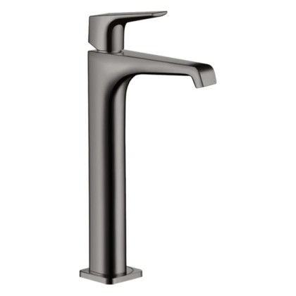 Axor Citterio E Смеситель для раковины 250, на 1 отв., высокий, с донным клапаном, цвет: полированный черный хром