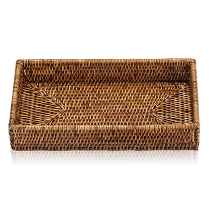 Decor Walther Basket Tab2 Лоток универсальный 30x16см, настольный, цвет: ротанг темный