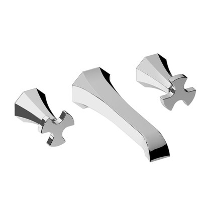 Simas Eiffel Смеситель настенный для раковины на 3 отв, цвет: хром